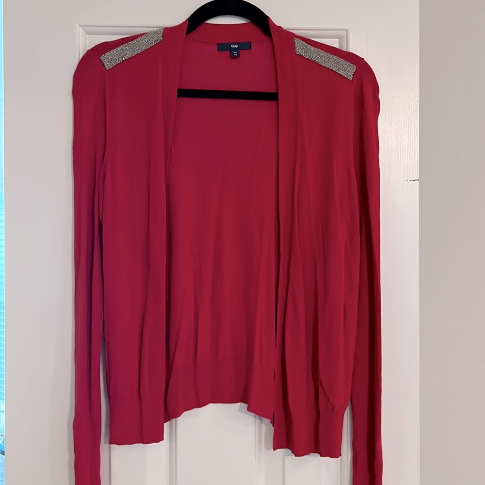 Gap Red Cardigan